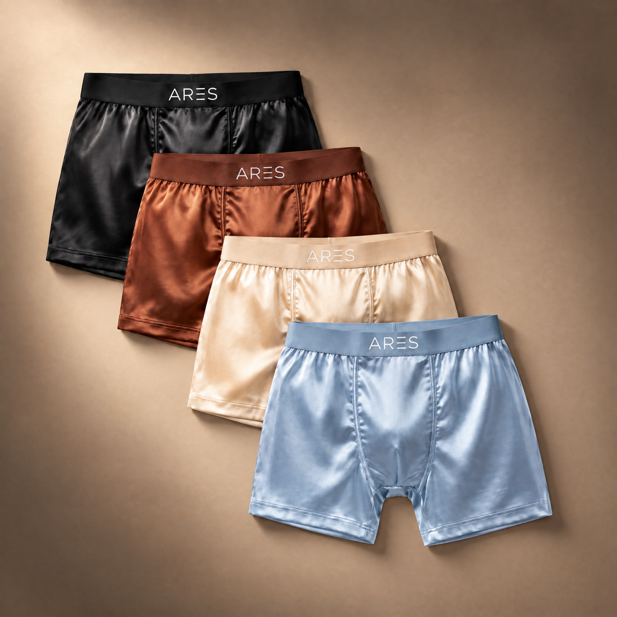 ARES Seiden-Boxershorts | Ganztägiger Komfort