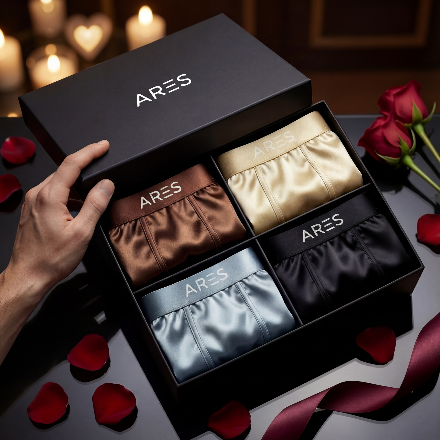 Hochwertige Seiden-Boxershorts | Ganztägiger Tragekomfort