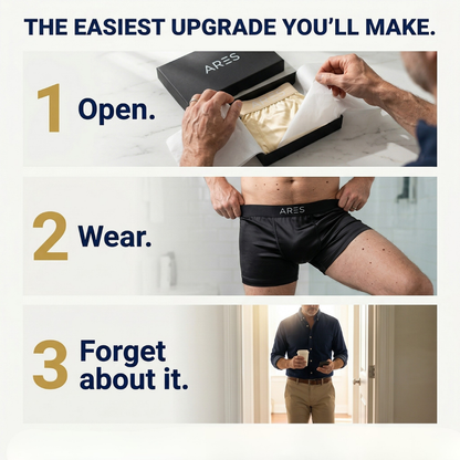 Premium-Seidenboxershorts | Upgrade für den ganzen Tag