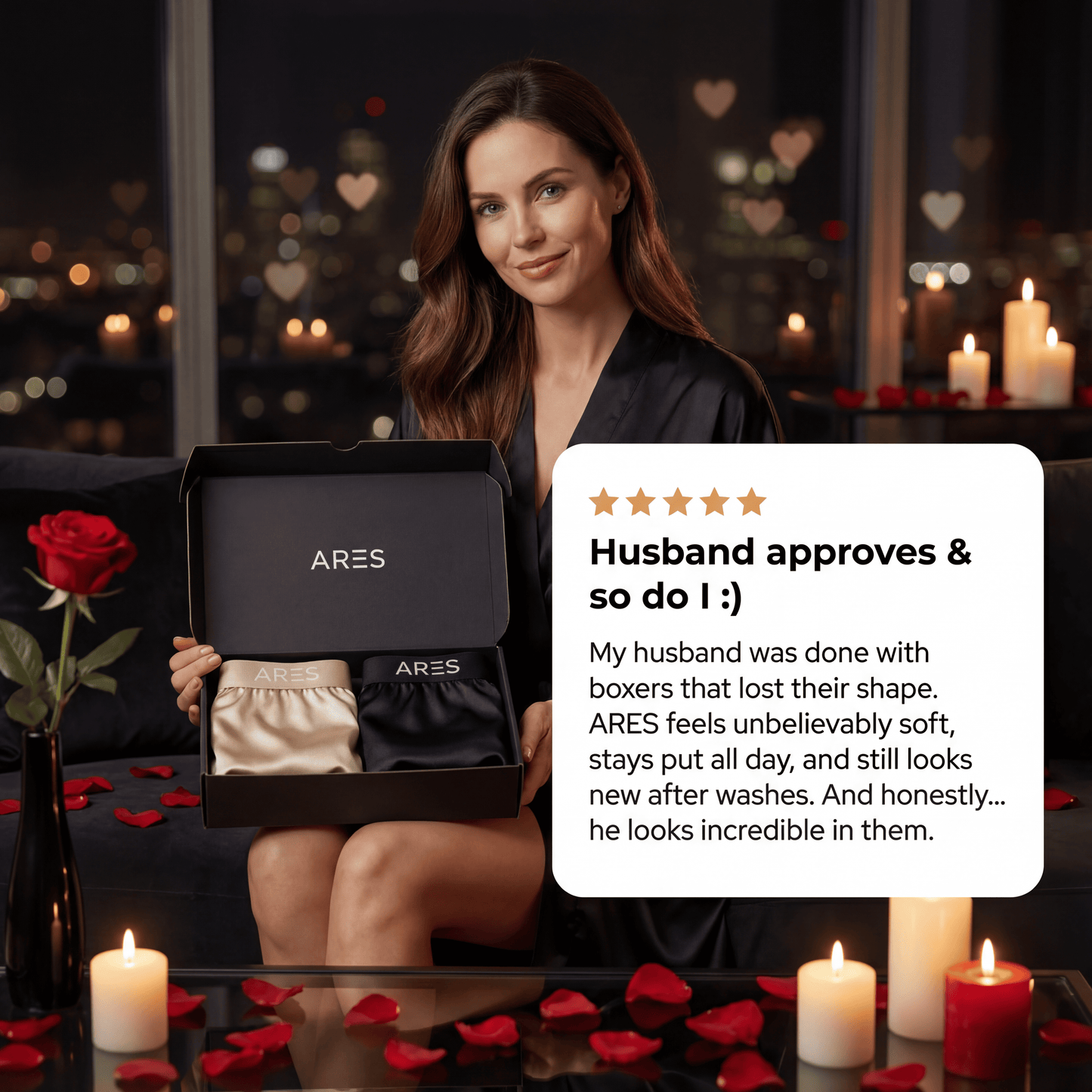 Hochwertige Seiden-Boxershorts | Ganztägiger Tragekomfort