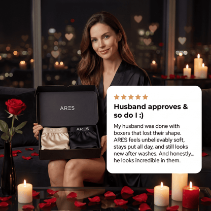 Hochwertige Seiden-Boxershorts | Ganztägiger Tragekomfort