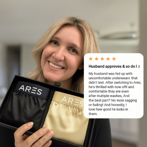 Hochwertige Seiden-Boxershorts | Ganztägiger Tragekomfort