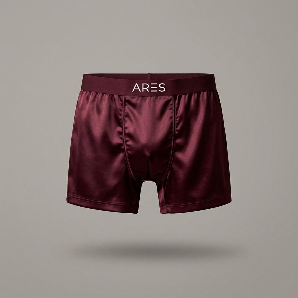 Ares Seidenboxershorts | Ganztägiger Komfort (Neue Farben)