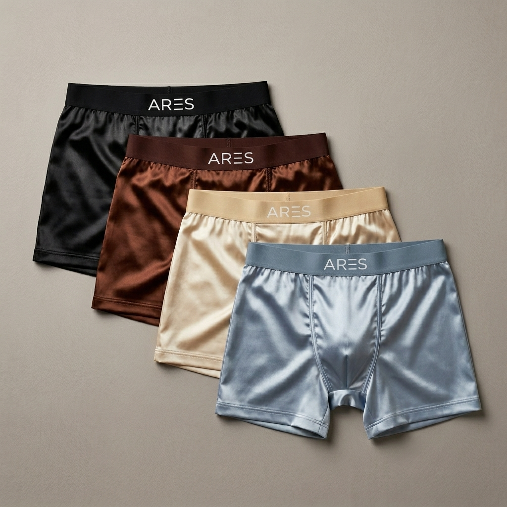 ARES Seiden-Boxershorts | Ganztägiger Komfort