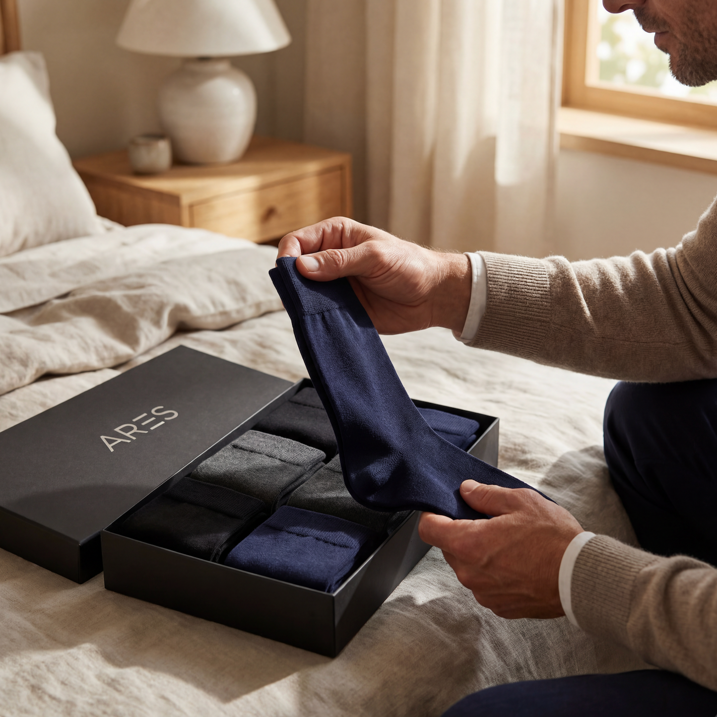 Hochwertige Seidensocken | Ganztägiger Tragekomfort (NEU)